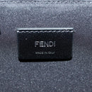 FENDI Monster Bugs Tote Bag Nylon Black Silver Auth 183030M-22