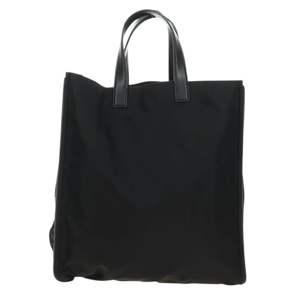 FENDI Monster Bugs Tote Bag Nylon Black Silver Auth 183030M