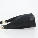 GUCCI GG Canvas Schultertasche Schwarz Gold Auth 183032-4