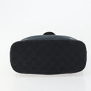 GUCCI GG Canvas Schultertasche Schwarz Gold Auth 183032-5