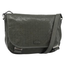 GUCCI GG Implementation Shoulder Bag PVC Green Silver 201732 Auth 183034A-1