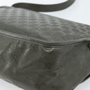 GUCCI GG Implementation Shoulder Bag PVC Green Silver 201732 Auth 183034A-15