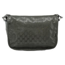 GUCCI GG Implementation Shoulder Bag PVC Green Silver 201732 Auth 183034A-2