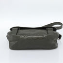 GUCCI GG Implementation Shoulder Bag PVC Green Silver 201732 Auth 183034A-5