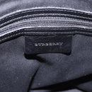 BURBERRY Nova Check Tote Bag Canvas Beige Silver Auth 183046V-17
