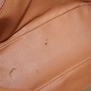 CELINE Macadam Canvas Hand Bag PVC Leather 2way Brown Gold Auth 183047-19