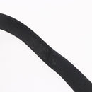 CELINE Macadam Canvas Circle Shoulder Bag PVC Leather Black Gold Auth 183048V-9