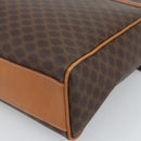 CELINE Macadam Canvas Handtasche PVC Leder Braun Gold Authentisch 183052V-15