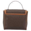 CELINE Macadam Canvas Handtasche PVC Leder Braun Gold Authentisch 183052V-2