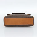 CELINE Macadam Canvas Handtasche PVC Leder Braun Gold Authentisch 183052V-5