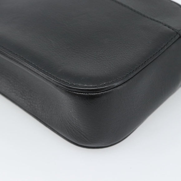 BALENCIAGA Everyday Camera Bag Bag Leather 2way Black Silver 608653 Auth 183054A