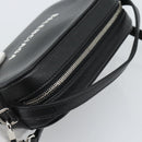 BALENCIAGA Everyday Camera Bag Bag Leather 2way Black Silver 608653 Auth 183054A-6