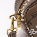 BALENCIAGA Signature Shoulder Bag PVC Beige Gold 702701 Auth 183057M-14