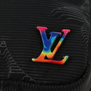 LOUIS VUITTON 3D Monogram Double Phone Pouch Black M80141 LV Auth 183059M-16