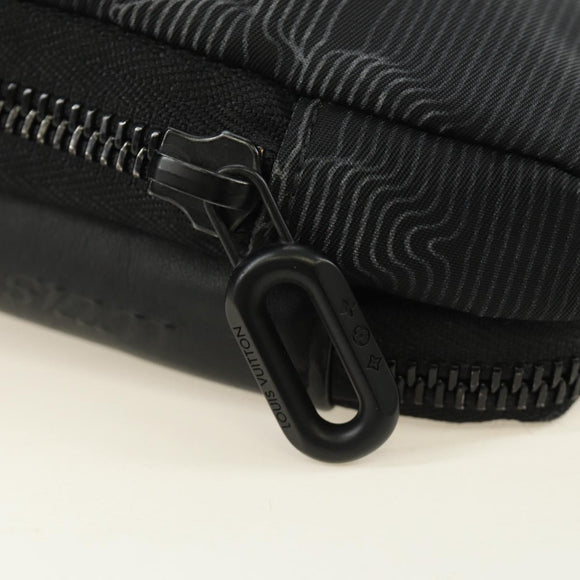 LOUIS VUITTON 3D Monogram Double Phone Pouch Black M80141 LV Auth 183059M