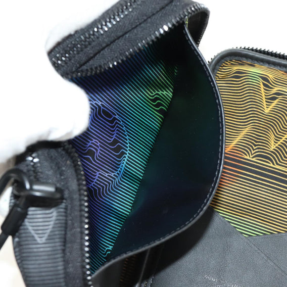 LOUIS VUITTON 3D Monogram Double Phone Pouch Black M80141 LV Auth 183059M