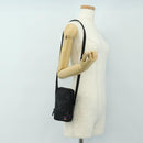 LOUIS VUITTON 3D Monogram Double Phone Pouch Black M80141 LV Auth 183059M-28