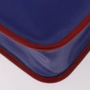 GUCCI Handtasche PVC Blau Rot 550763 Auth 183061M-13