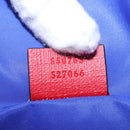 GUCCI Handtasche PVC Blau Rot 550763 Auth 183061M-19