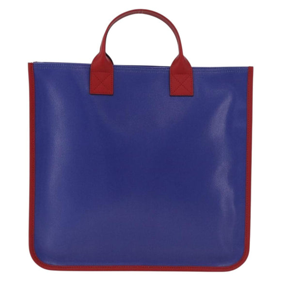 GUCCI Handtasche PVC Blau Rot 550763 Auth 183061M