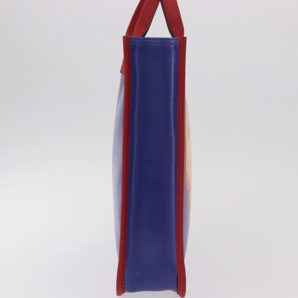 GUCCI Handtasche PVC Blau Rot 550763 Auth 183061M