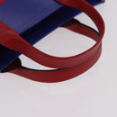 GUCCI Handtasche PVC Blau Rot 550763 Auth 183061M-7