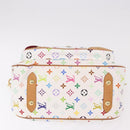 LOUIS VUITTON Monogram Multicolor Rita Hand Bag 2way White M40125 Auth 183062V-12