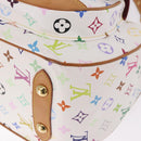 LOUIS VUITTON Monogram Multicolor Rita Hand Bag 2way White M40125 Auth 183062V-14