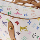 LOUIS VUITTON Monogram Multicolor Rita Hand Bag 2way White M40125 Auth 183062V-16