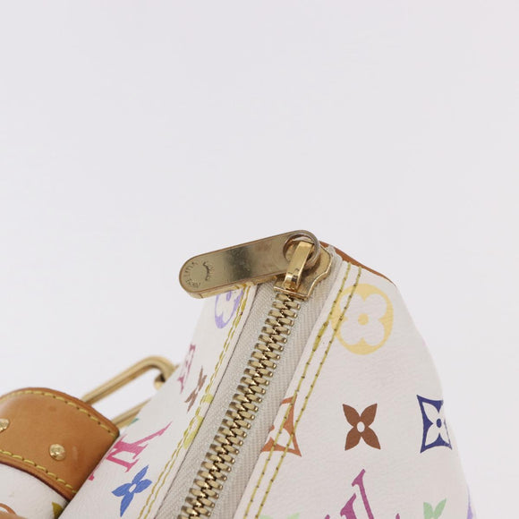 LOUIS VUITTON Monogram Multicolor Rita Hand Bag 2way White M40125 Auth 183062V