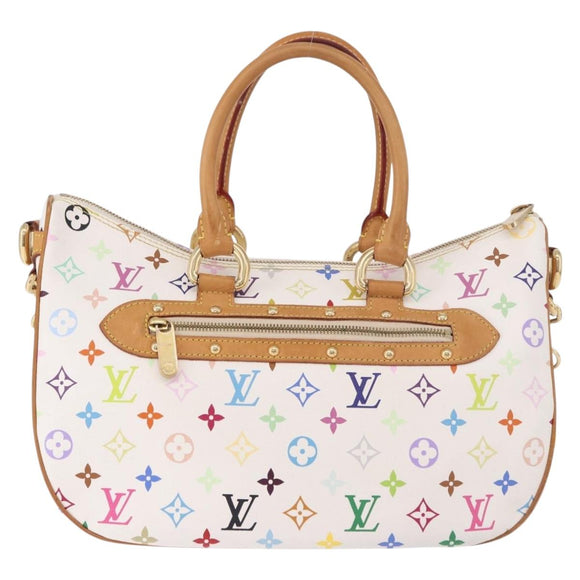 LOUIS VUITTON Monogram Multicolor Rita Hand Bag 2way White M40125 Auth 183062V