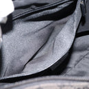 GUCCI GG Canvas Shoulder Bag Black Silver 001 3380 1705 Auth 183064A-21