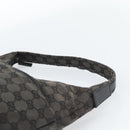GUCCI GG Canvas Shoulder Bag Black Silver 001 3380 1705 Auth 183064A-8