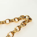 CHANEL Matelasse Chain Shoulder Bag Canvas Pink Gold CC Auth 183065M-15
