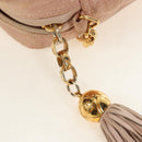 CHANEL Matelasse Chain Shoulder Bag Canvas Pink Gold CC Auth 183065M-26