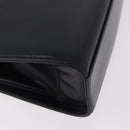 CARTIER Hand Bag Leather Black Gold Auth 183066A-15