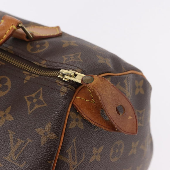 LOUIS VUITTON Monogram Speedy 30 Hand Bag M41526 LV Auth 183067A