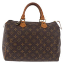 LOUIS VUITTON Monogram Speedy 30 Hand Bag M41526 LV Auth 183067A-13