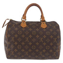 LOUIS VUITTON Monogram Speedy 30 Hand Bag M41526 LV Auth 183067A-2