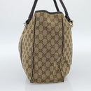 GUCCI GG Canvas Miss GG Tote Bag Beige Gold Silver 232956 Auth 183068-5