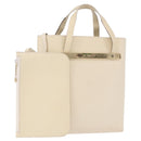 GUCCI Hand Bag Leather Ivory Gold 000 2058 0558 0 Auth 183070-1