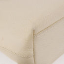 GUCCI Hand Bag Leather Ivory Gold 000 2058 0558 0 Auth 183070-10