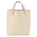 GUCCI Hand Bag Leather Ivory Gold 000 2058 0558 0 Auth 183070-3