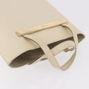 GUCCI Hand Bag Leather Ivory Gold 000 2058 0558 0 Auth 183070-6