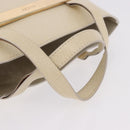 GUCCI Hand Bag Leather Ivory Gold 000 2058 0558 0 Auth 183070-7