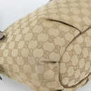 GUCCI GG Canvas Shoulder Bag Outlet Beige Gold 388930 Auth 183071-12