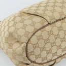 GUCCI GG Canvas Shoulder Bag Outlet Beige Gold 388930 Auth 183071-14
