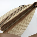 GUCCI GG Canvas Shoulder Bag Outlet Beige Gold 388930 Auth 183071-6