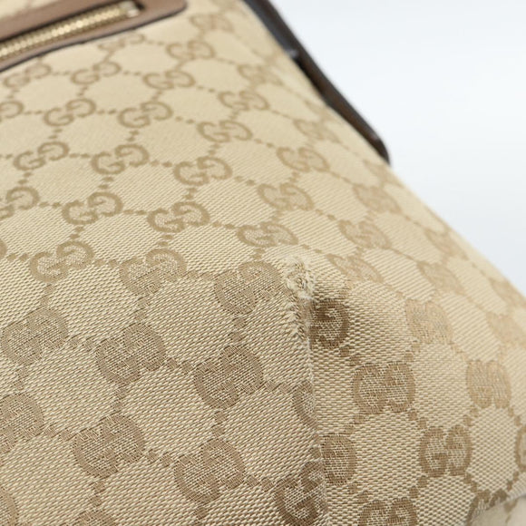 GUCCI GG Canvas Shoulder Bag Outlet Beige Gold 388930 Auth 183071