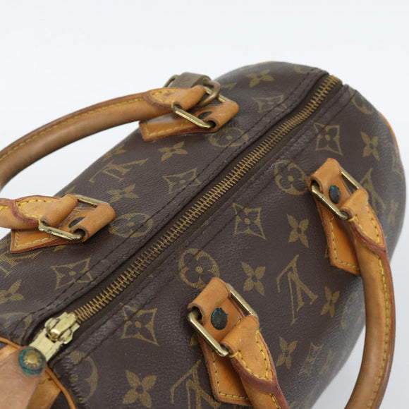 LOUIS VUITTON Monogram Speedy 30 Hand Bag M41526 LV Auth 183072A